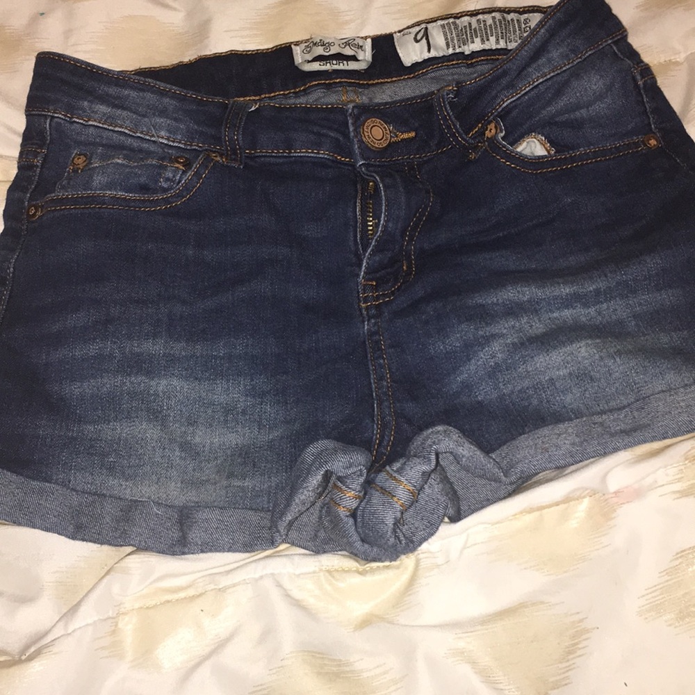 Denim shorts
